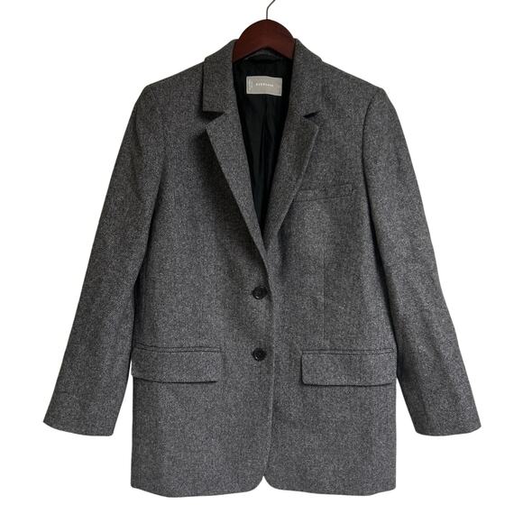 Everlane Jackets & Blazers - EVERLANE The Italian Wool Blazer Women's Size 2 Grey Herrington Office Career